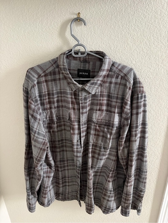 Prana Other - Prana Men's Soft Plaid Flannel Button Down Shirt - XL